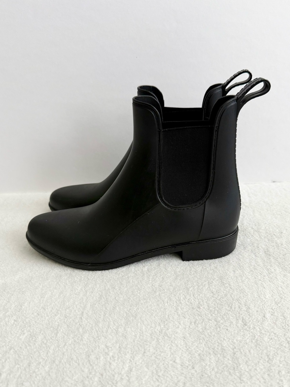 Capelli Black Chelsea Waterproof Rain Boots Women's Size 8 - Picture 8 of 12